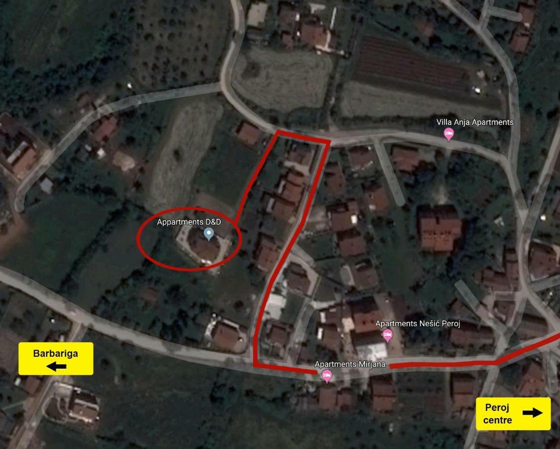 Appartments D&D Peroj Kültér fotó