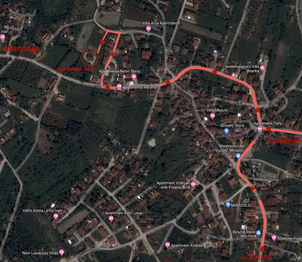 Appartments D&D Peroj Kültér fotó